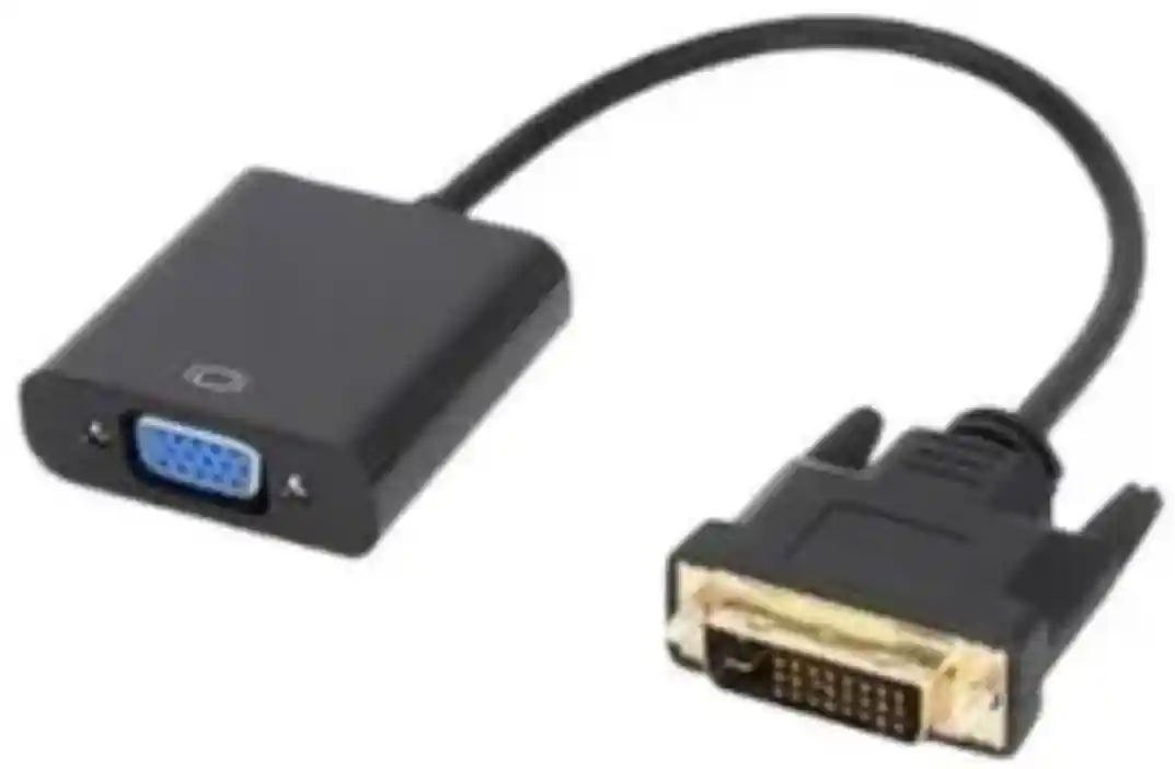 Adaptador Conversor DVI-D 24+1 Digital A VGA Analógico Con Chip Activo