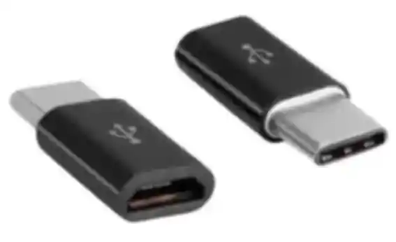Adaptador Ficha USB Tipo C Macho A MicroUSB V8 Hembra | CP01-20-010 Adaptador Ficha USB Tipo C Macho A MicroUSB V8 Hembra | CP01-20-010