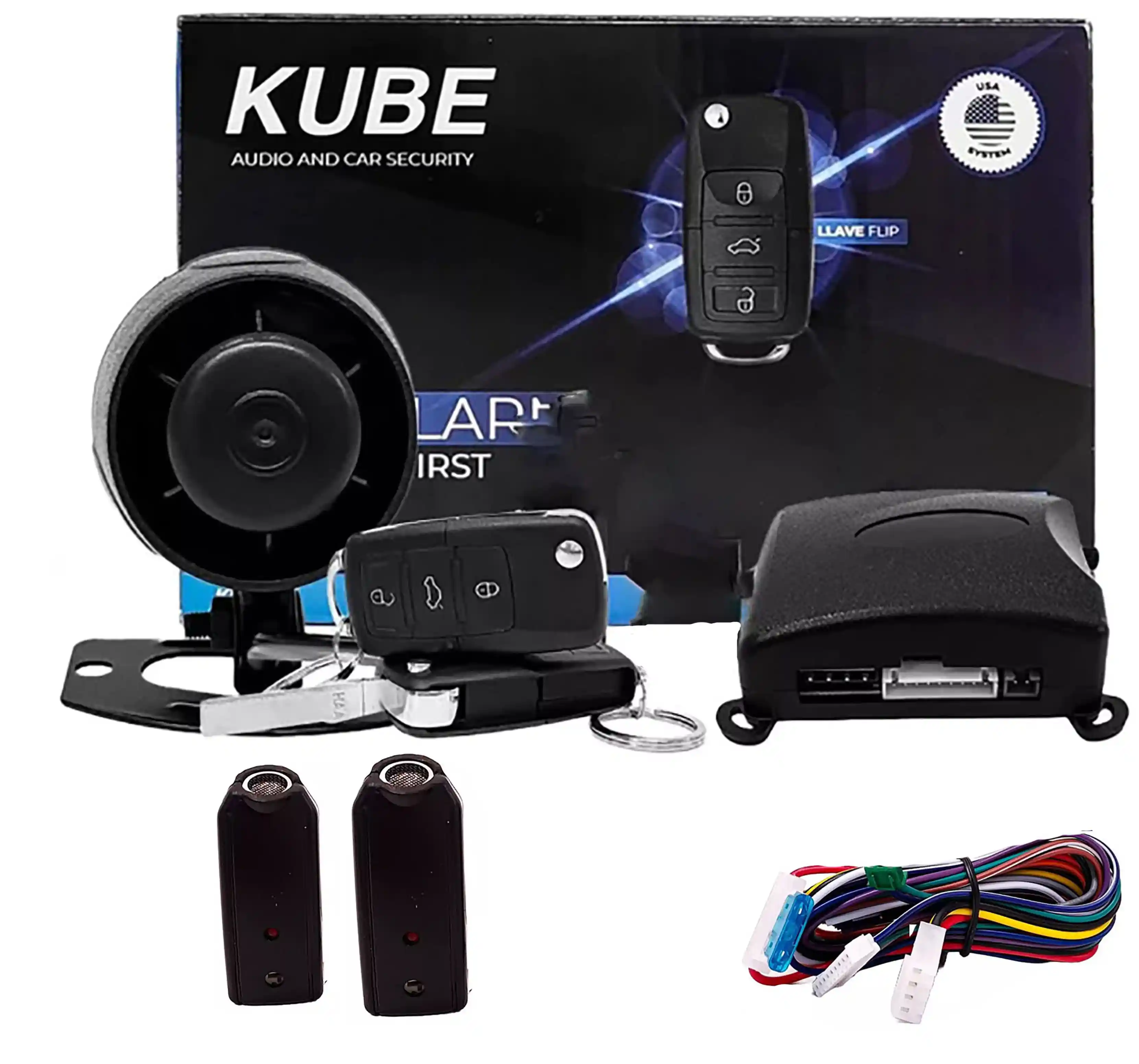 Alarma para auto Volumetrico / impacto / llave navaja Kube Alarma para auto Volumetrico / impacto / llave navaja Kube