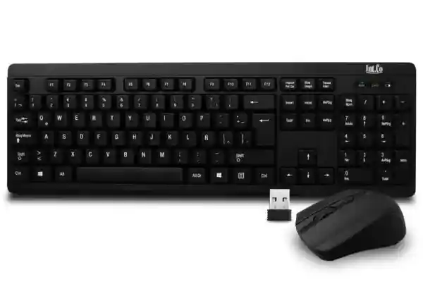 Combo Teclado Y Mouse Inalámbrico RDKM-700 Español | Receptor Nano 2.4GHz
