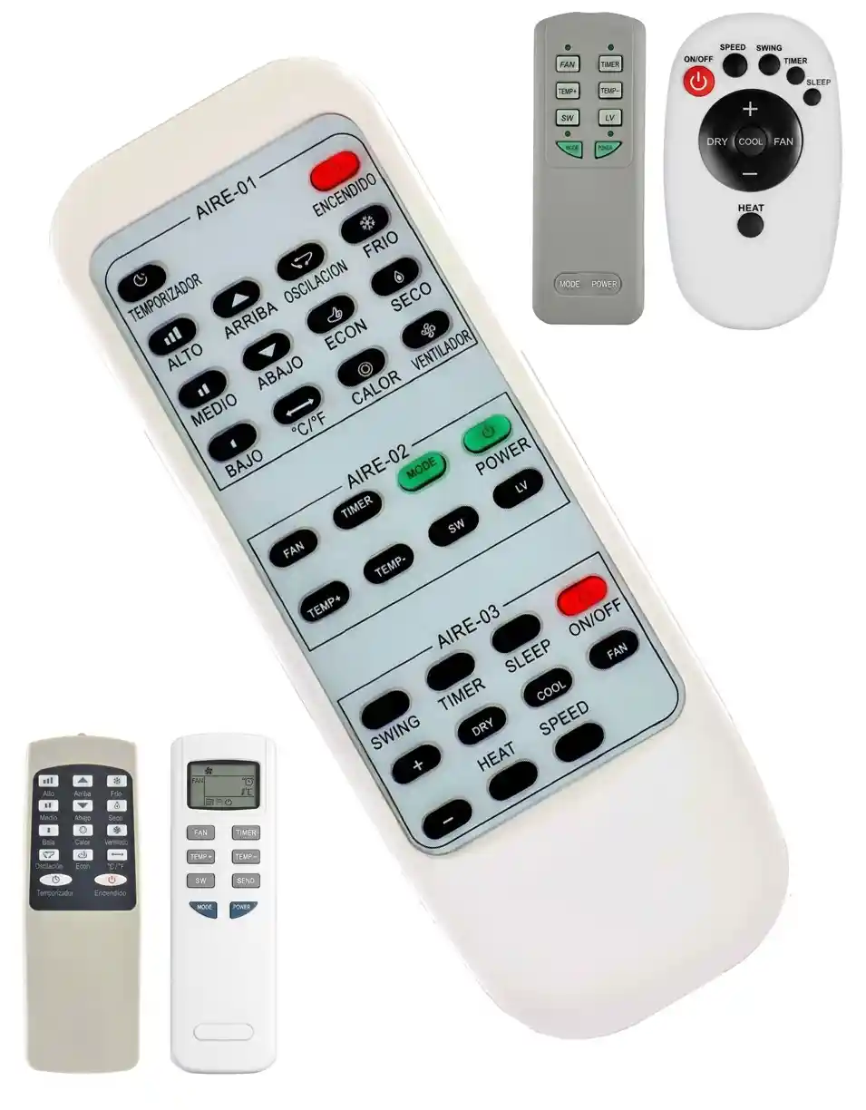 Control remoto Aire Acondicionado 902 BGH Coventry Firstline Global Home Lennox Luft RCA Home