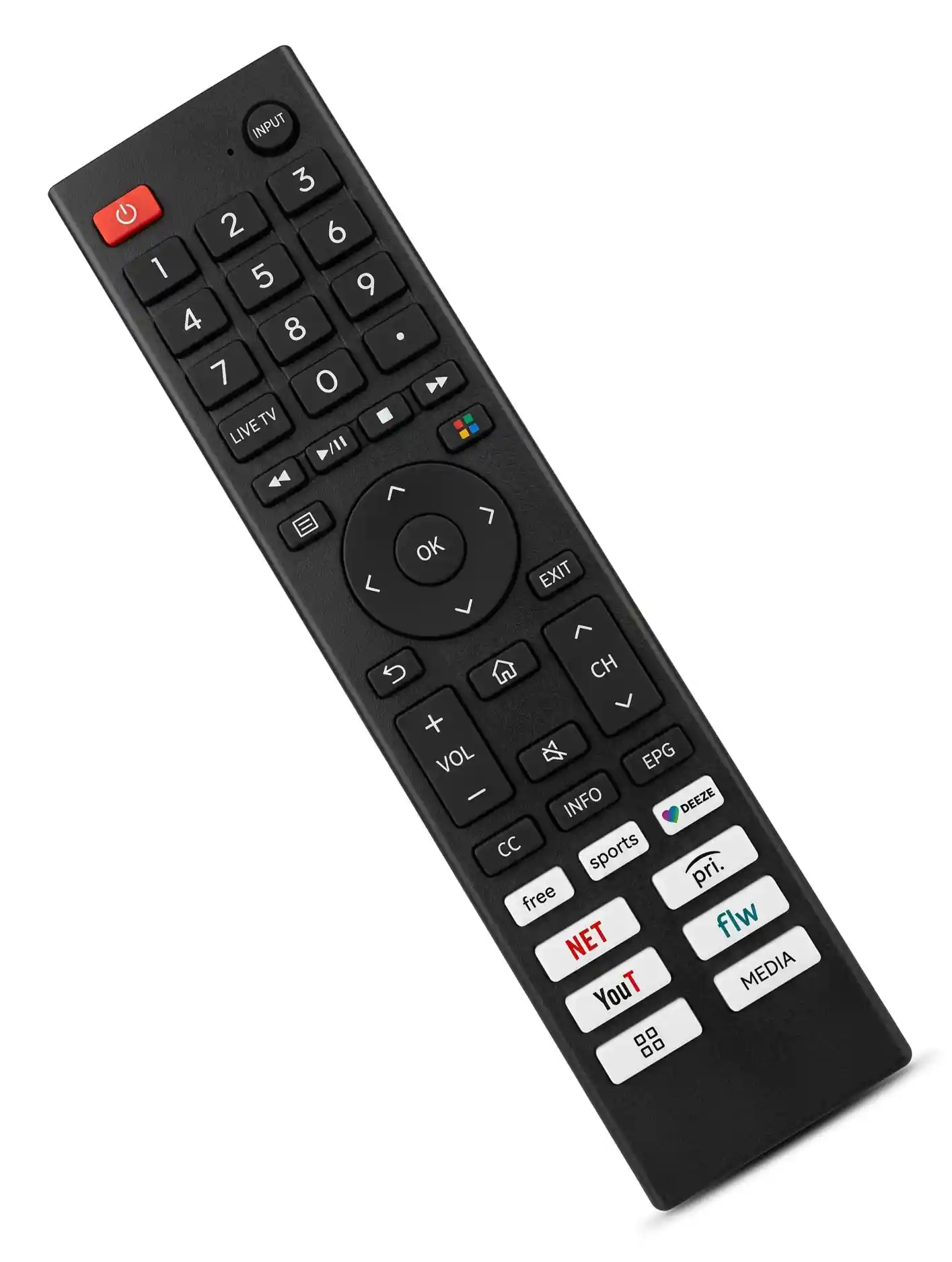 Control remoto LCD Led Smart 678 Hisense Quint