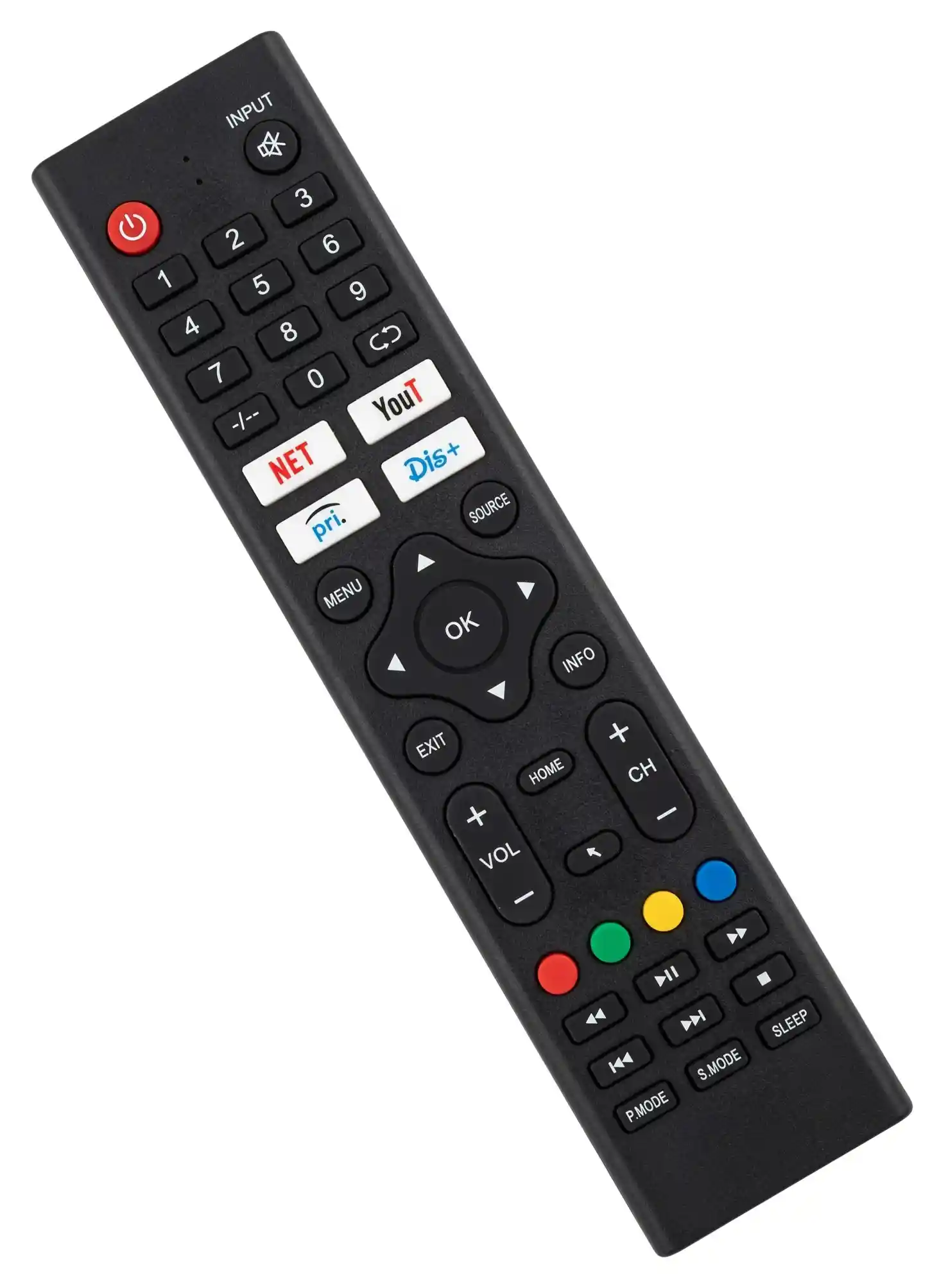 Control remoto LCD Led Smart 682 Boston Luo Panoramic