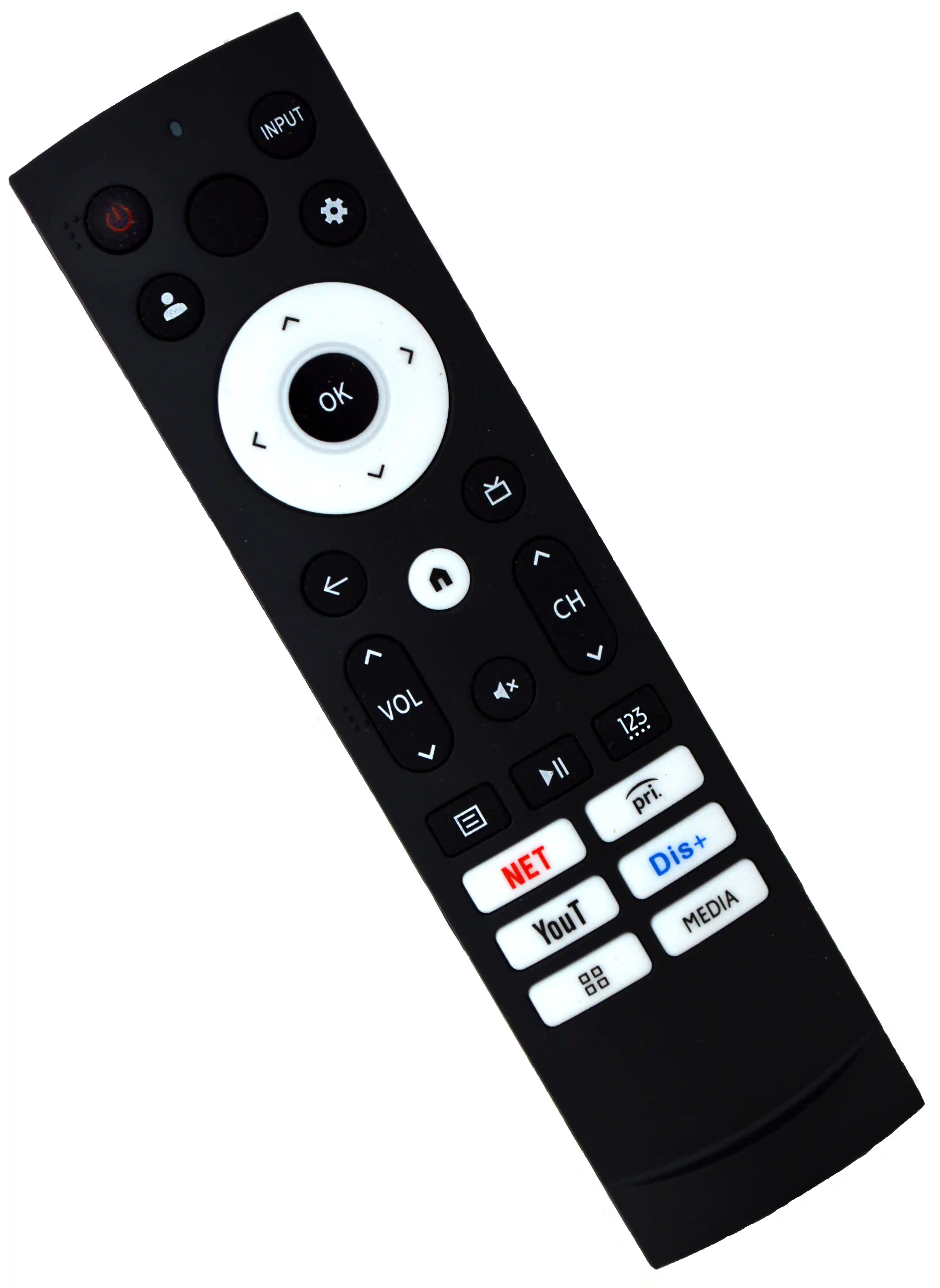Control remoto LCD Led Smart 655 Hisense Noblex Philco