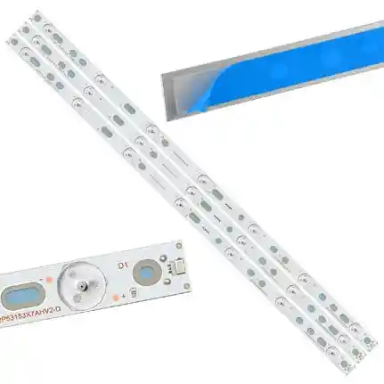 Kit 3 Tiras LED Backlight TV eLD3202 - 620mm 3V Kit 3 Tiras LED Backlight TV eLD3202 - 620mm 3V