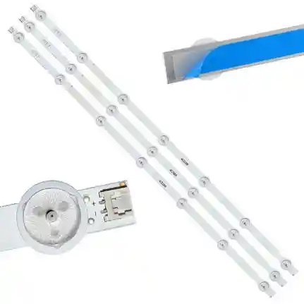 Kit 3 Tiras LED Backlight TV eLD3206 - 630mm 3V Kit 3 Tiras LED Backlight TV eLD3206 - 630mm 3V