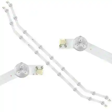 Kit 2 Tiras LED Backlight TV eLD3208 - 587mm 3V Kit 2 Tiras LED Backlight TV eLD3208 - 587mm 3V