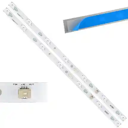 Kit 2 Tiras LED Backlight TV eLD3217 - 550mm 6V Kit 2 Tiras LED Backlight TV eLD3217 - 550mm 6V
