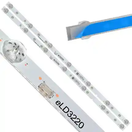 Kit 2 Tiras LED Backlight TV eLD3220 - 546mm 3V Kit 2 Tiras LED Backlight TV eLD3220 - 546mm 3V