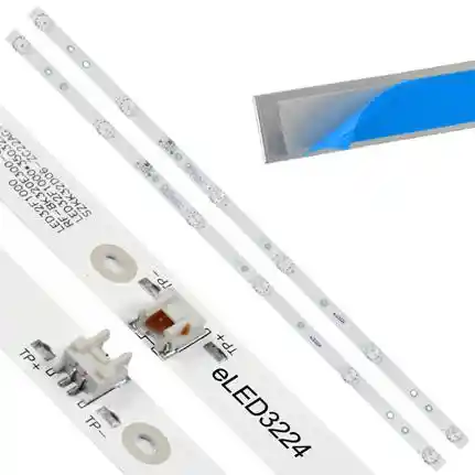 Kit 2 Tiras LED Backlight TV eLD3224 - 581mm 3V Kit 2 Tiras LED Backlight TV eLD3224 - 581mm 3V
