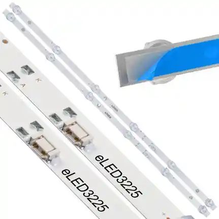 Kit 2 Tiras LED Backlight TV eLD3225 - 560mm 3V Kit 2 Tiras LED Backlight TV eLD3225 - 560mm 3V