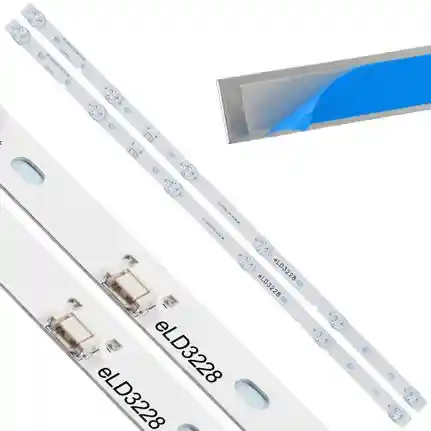 Kit 2 Tiras LED Backlight TV eLD3228 - 550mm 3V Kit 2 Tiras LED Backlight TV eLD3228 - 550mm 3V