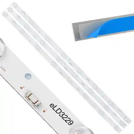 Kit 3 Tiras LED Backlight TV eLD3229 - 595mm 3V Kit 3 Tiras LED Backlight TV eLD3229 - 595mm 3V