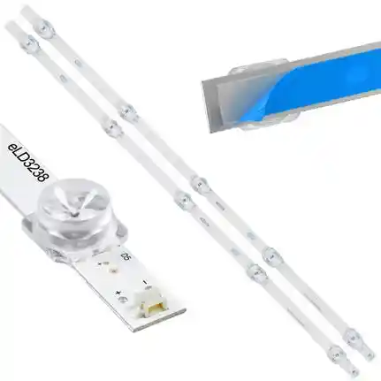 Kit 2 Tiras LED Backlight TV eLD3238 - 540mm 3V Kit 2 Tiras LED Backlight TV eLD3238 - 540mm 3V