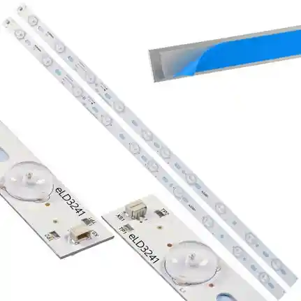 Kit 2 Tiras LED Backlight TV eLD3241 - 644mm 6V Kit 2 Tiras LED Backlight TV eLD3241 - 644mm 6V