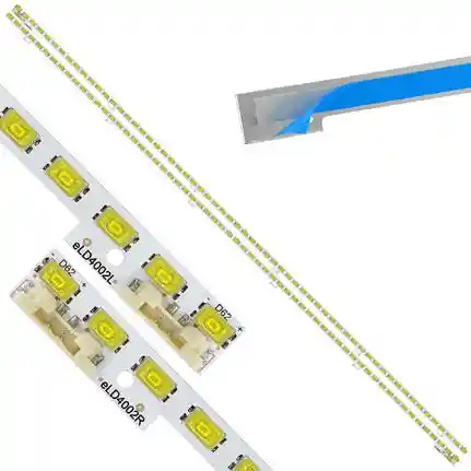 Kit 2 Tiras LED Backlight TV eLD4002 - 440mm 3V Kit 2 Tiras LED Backlight TV eLD4002 - 440mm 3V