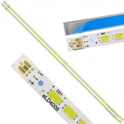 Kit 2 Tiras LED Backlight TV eLD4008 - 455mm 3V Kit 2 Tiras LED Backlight TV eLD4008 - 455mm 3V