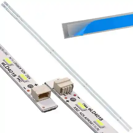Kit 2 Tiras LED Backlight TV eLD4018 - 454mm 3V Kit 2 Tiras LED Backlight TV eLD4018 - 454mm 3V