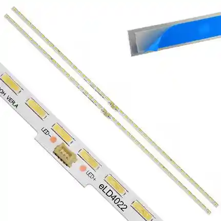 Kit 2 Tiras LED Backlight TV eLD4022 - 437mm 3V Kit 2 Tiras LED Backlight TV eLD4022 - 437mm 3V