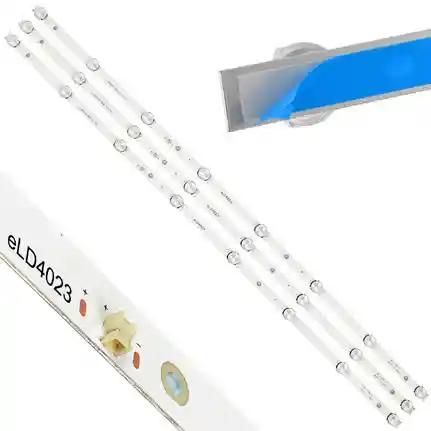 Kit 3 Tiras LED Backlight TV eLD4023 - 737mm 6V Kit 3 Tiras LED Backlight TV eLD4023 - 737mm 6V