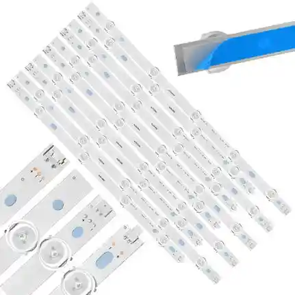 Kit 10 Tiras LED Backlight TV eLD4206 - 394mm/455mm 3V Kit 10 Tiras LED Backlight TV eLD4206 - 394mm/455mm 3V