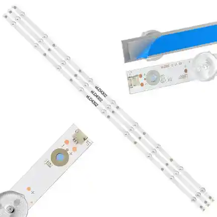 Kit 3 Tiras LED Backlight TV eLD4302 - 843mm 3V Kit 3 Tiras LED Backlight TV eLD4302 - 843mm 3V