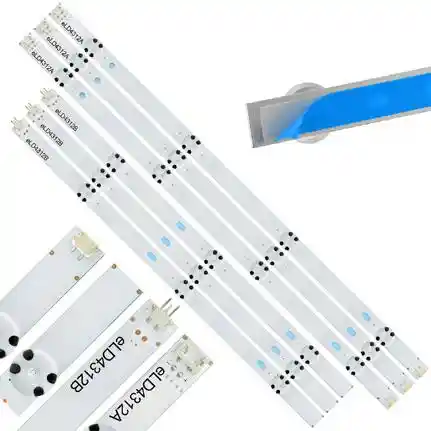 Kit 6 Tiras LED Backlight TV eLD4312 - 481mm/380mm 3V Kit 6 Tiras LED Backlight TV eLD4312 - 481mm/380mm 3V