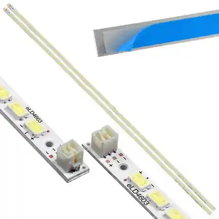 Kit 2 Tiras LED Backlight TV eLD4603 - 520mm 3V Kit 2 Tiras LED Backlight TV eLD4603 - 520mm 3V