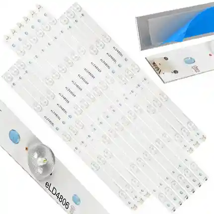 Kit 12 Tiras LED Backlight TV eLD4806 - 529mm/411mm 3V Kit 12 Tiras LED Backlight TV eLD4806 - 529mm/411mm 3V