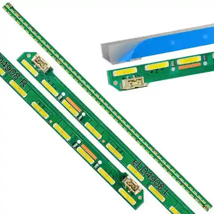 Kit 2 Tiras LED Backlight TV eLD4908 - 537mm 3V Kit 2 Tiras LED Backlight TV eLD4908 - 537mm 3V