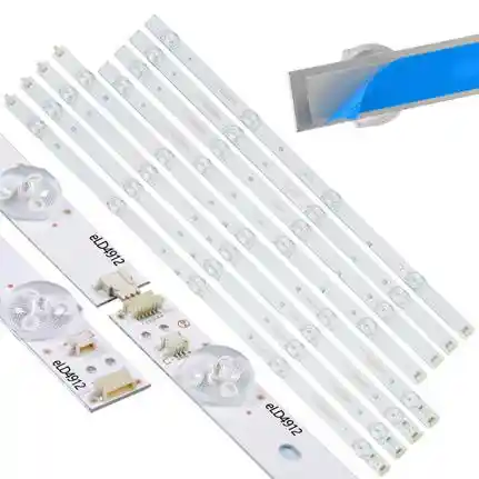 Kit 8 Tiras LED Backlight TV eLD4912 - 510mm/430mm 3V Kit 8 Tiras LED Backlight TV eLD4912 - 510mm/430mm 3V
