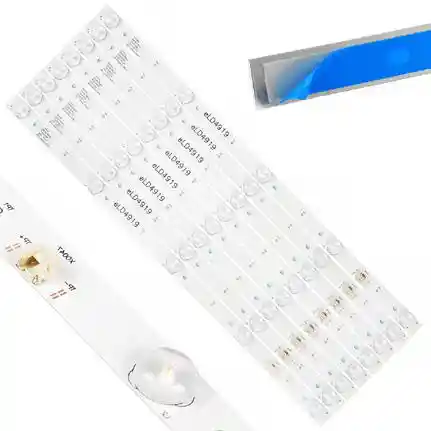 Kit 8 Tiras LED Backlight TV eLD4919 - 477mm 3V Kit 8 Tiras LED Backlight TV eLD4919 - 477mm 3V