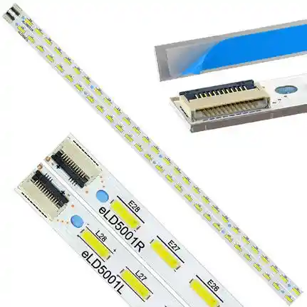Kit 2 Tiras LED Backlight TV eLD5001 - 315mm 6V Kit 2 Tiras LED Backlight TV eLD5001 - 315mm 6V