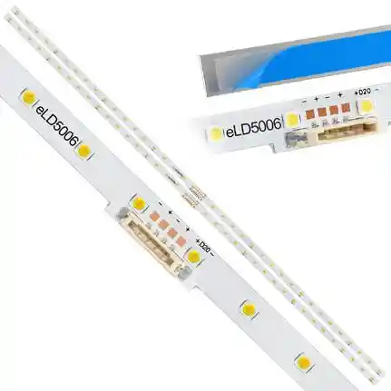 Kit 2 Tiras LED Backlight TV eLD5006 - 540mm 6V Kit 2 Tiras LED Backlight TV eLD5006 - 540mm 6V