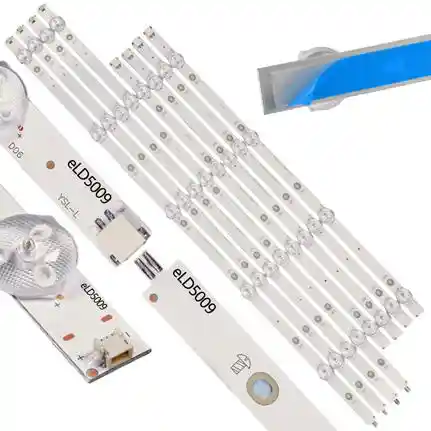 Kit 8 Tiras LED Backlight TV eLD5009 - 417mm/552mm 3V Kit 8 Tiras LED Backlight TV eLD5009 - 417mm/552mm 3V