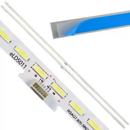 Kit 2 Tiras LED Backlight TV eLD5011 - 607mm 6V Kit 2 Tiras LED Backlight TV eLD5011 - 607mm 6V