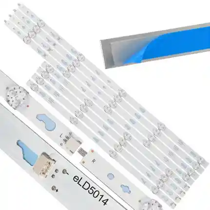 Kit 8 Tiras LED Backlight TV eLD5014 - 422mm/543mm 3V Kit 8 Tiras LED Backlight TV eLD5014 - 422mm/543mm 3V