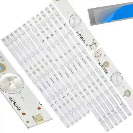 Kit 12 Tiras LED Backlight TV eLD5018X - 448mm/553mm 3V Kit 12 Tiras LED Backlight TV eLD5018X - 448mm/553mm 3V