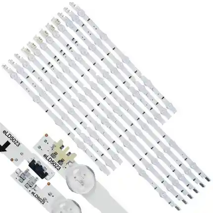 Kit 12 Tiras LED Backlight TV eLD5023 - 627mm/421mm 3V Kit 12 Tiras LED Backlight TV eLD5023 - 627mm/421mm 3V