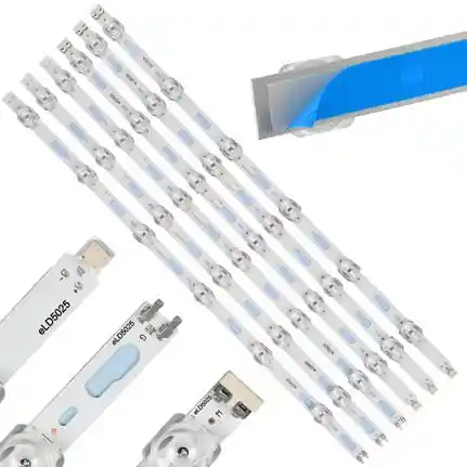 Kit 6 Tiras LED Backlight TV eLD5025 - 480mm/482mm 3V Kit 6 Tiras LED Backlight TV eLD5025 - 480mm/482mm 3V