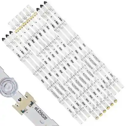 Kit 12 Tiras LED Backlight TV eLD5026 - 535mm/475mm 3V Kit 12 Tiras LED Backlight TV eLD5026 - 535mm/475mm 3V