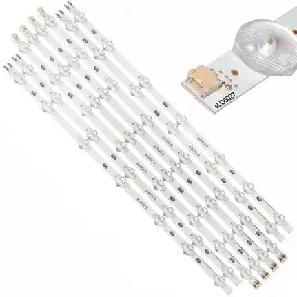 Kit 8 Tiras LED Backlight TV eLD5027 - 516mm/467mm 3V Kit 8 Tiras LED Backlight TV eLD5027 - 516mm/467mm 3V