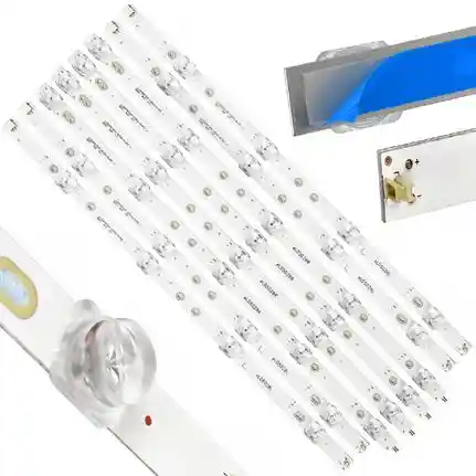 Kit 8 Tiras LED Backlight TV eLD5028 - 491mm/472mm 6V Kit 8 Tiras LED Backlight TV eLD5028 - 491mm/472mm 6V