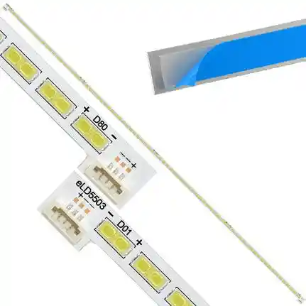 Kit 1 Tira LED Backlight TV eLD5503 - 677mm 6V Kit 1 Tira LED Backlight TV eLD5503 - 677mm 6V
