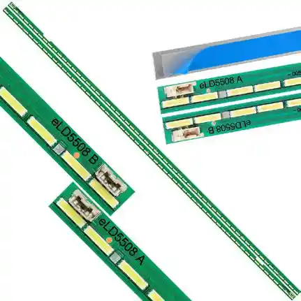 Kit 2 Tiras LED Backlight TV eLD5508 - 602mm 3V Kit 2 Tiras LED Backlight TV eLD5508 - 602mm 3V