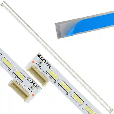 Kit 2 Tiras LED Backlight TV eLD5510 - 607mm 6V Kit 2 Tiras LED Backlight TV eLD5510 - 607mm 6V