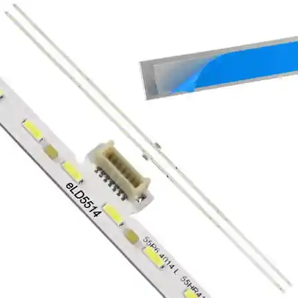 Kit 2 Tiras LED Backlight TV eLD5514 - 602mm 3V Kit 2 Tiras LED Backlight TV eLD5514 - 602mm 3V