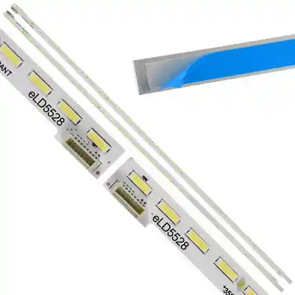 Kit 2 Tiras LED Backlight TV eLD5528 - 608mm 6V Kit 2 Tiras LED Backlight TV eLD5528 - 608mm 6V
