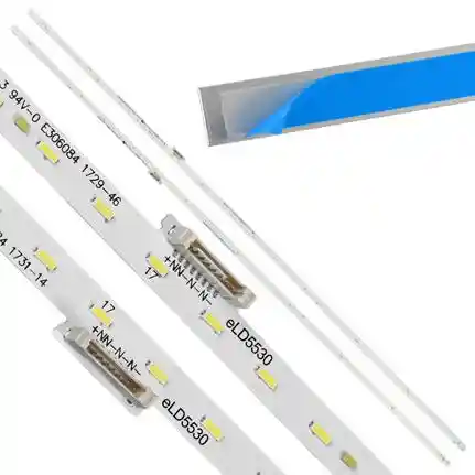 Kit 2 Tiras LED Backlight TV eLD5530 - 600mm 6V Kit 2 Tiras LED Backlight TV eLD5530 - 600mm 6V