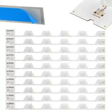 Kit 10 Tiras LED Backlight TV eLD5534 - 573mm 6V Kit 10 Tiras LED Backlight TV eLD5534 - 573mm 6V
